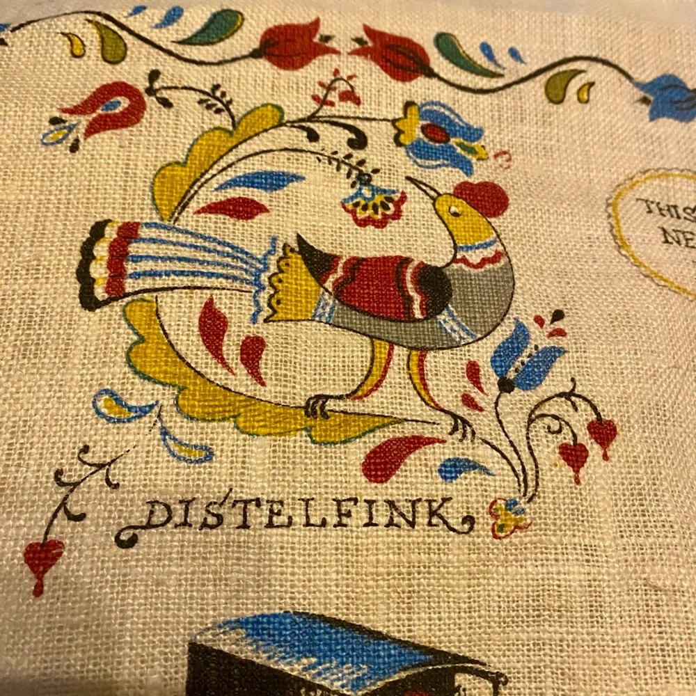 Vintage 60’s Amish Country Sampler Wall Hanging